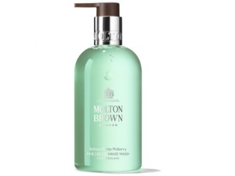 Molton brown skystas muilas dozatoriuje su baltuoju šilkmedžiu