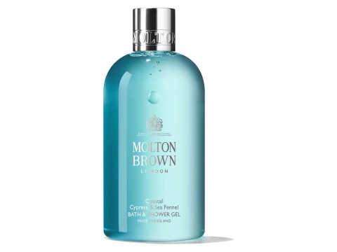 Molton brown vonios ir dušo žele su pakrantės kipariso ir jūrinio pankolio aromatu